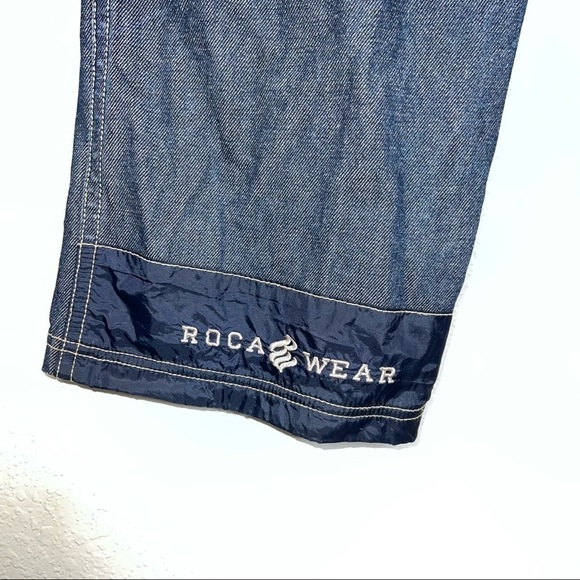 Vintage Rocawear Jeans Men 32X34 y2K 90s Dark Wash Hip Hop Carpenter G - Picture 5 of 9